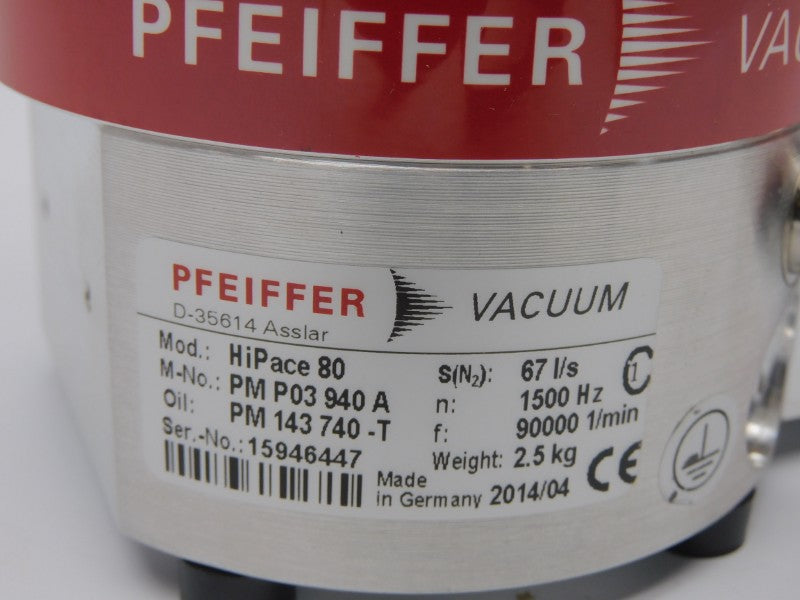 PFEIFFER VACUUM HIPACE80 PMP03940A NSMP