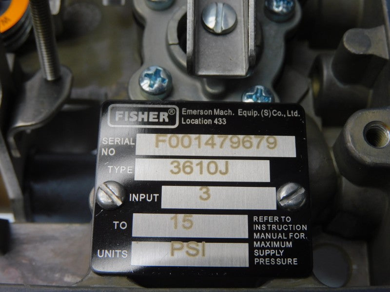 FISHER 3610J 15PSI NSNP