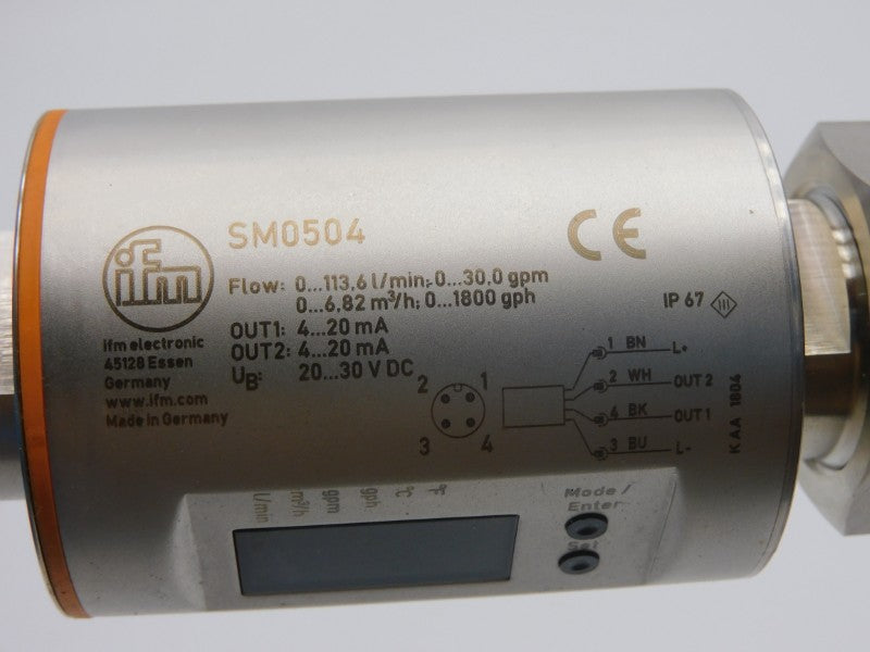 IFM EFECTOR SM0504 20-30VDC NSNP
