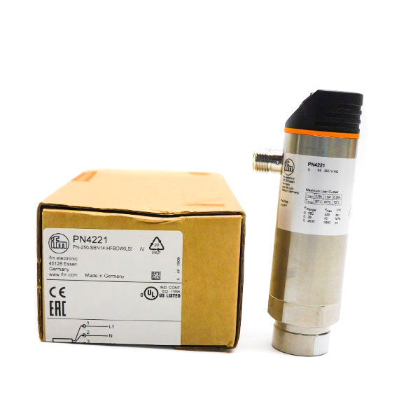 IFM EFECTOR PN-250-SBN14-HFBOW/LS//V PN4221 85-265VAC 2.5A 0-3630PSI NSMP