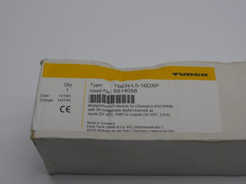 TURCK TBEN-L5-16DXP 6814088 24VDC 2.0A NSFS