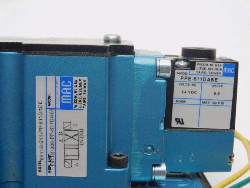 MAC 6511B-211-PP-611DABE 24VDC 150PSI NSNP