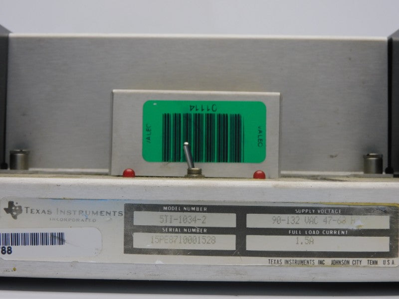 TEXAS INSTRUMENTS 5TI-1034-2 90-132VAC 1.5A (NO KEY) UNMP