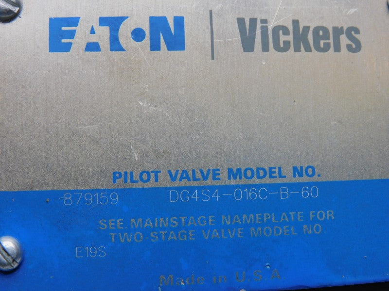 EATON DG4S4016CB60 879159 110/120V .85/.69A UNMP