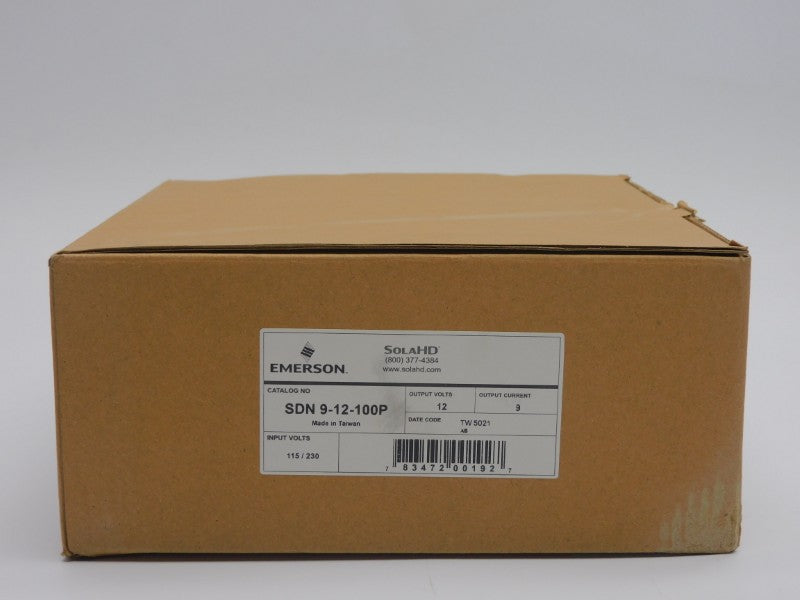 EMERSON SDN9-12-100P 115/230VAC 9A NSMP