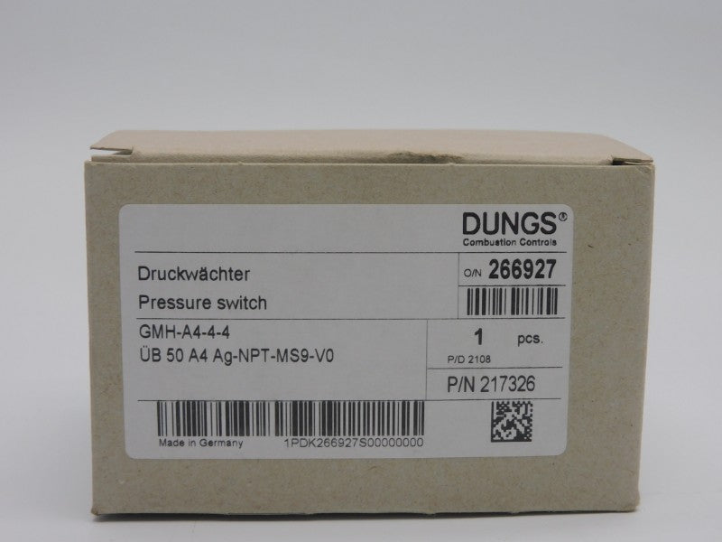 DUNGS GMH-A4-4-4 217326 120VAC 10A NSMP