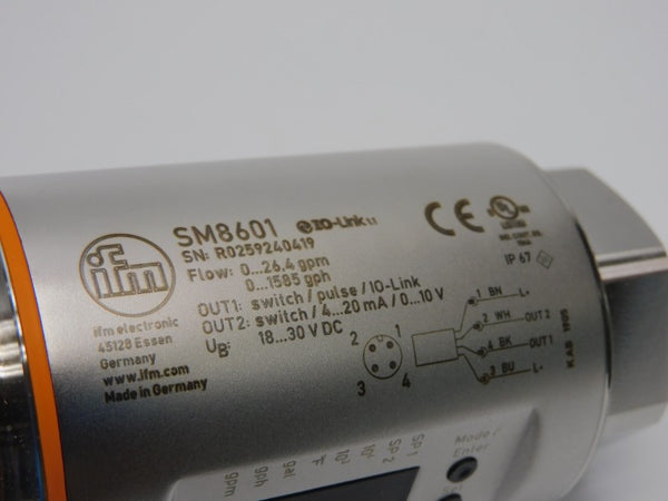 IFM EFECTOR SMN11GGXFRKG/US-100 SM8601 18-30VDC NSMP