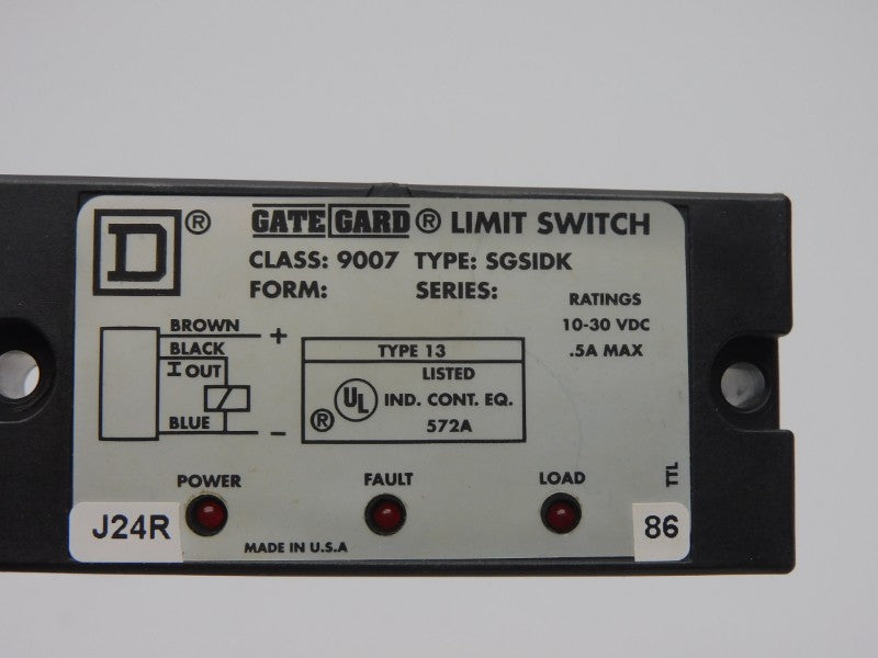 SQUARE D 9007SGSIDK 10-30VDC .5A UNMP