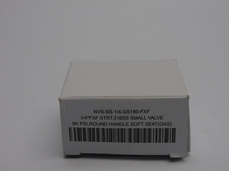 NVS-SS-1/4-GS180-FXF 6000PSI 1/4" NSMP