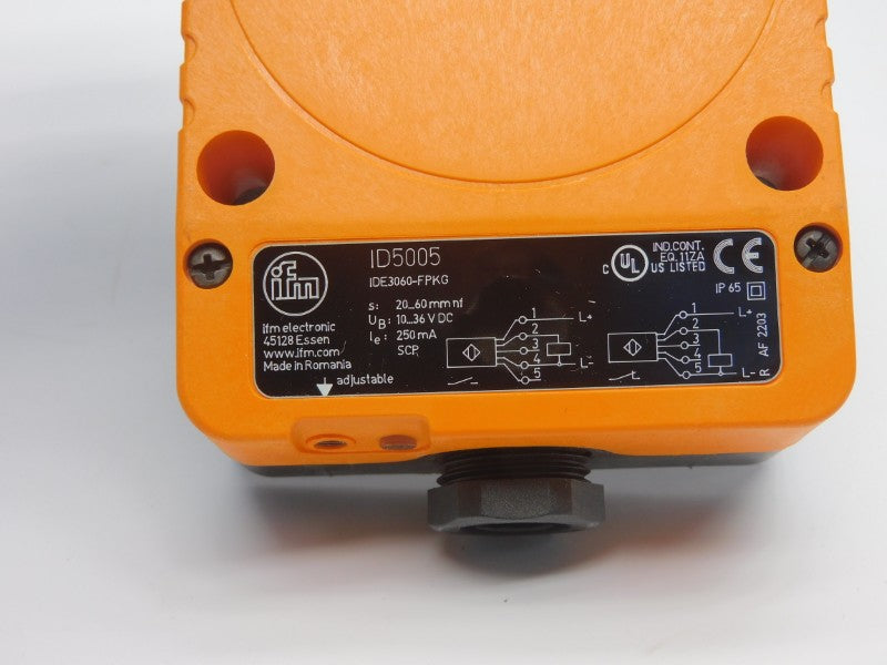 IFM EFECTOR IDE3060-FPKG ID5005 10-36VDC NSMP