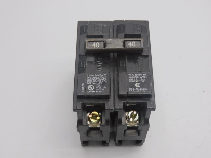 SIEMENS Q240 120/240V 40A (AS PICTURED) NSNP