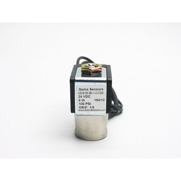 GEMS A2016-2M-SB-V-VO-C204 24VDC 100PSI 1/8" NSNP
