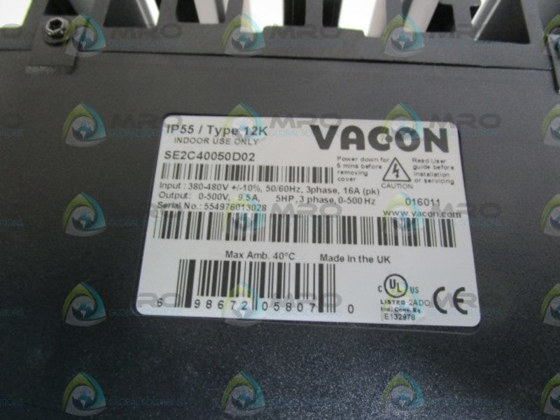 VACON SE2C40050D02 NSNP