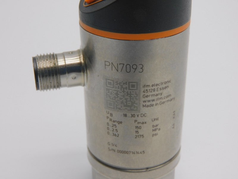 IFM EFECTOR PN7093 18-30VDC 0-362PSI NSNP