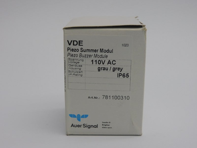AUER SIGNAL 781100310 VDE 110VAC NSMP