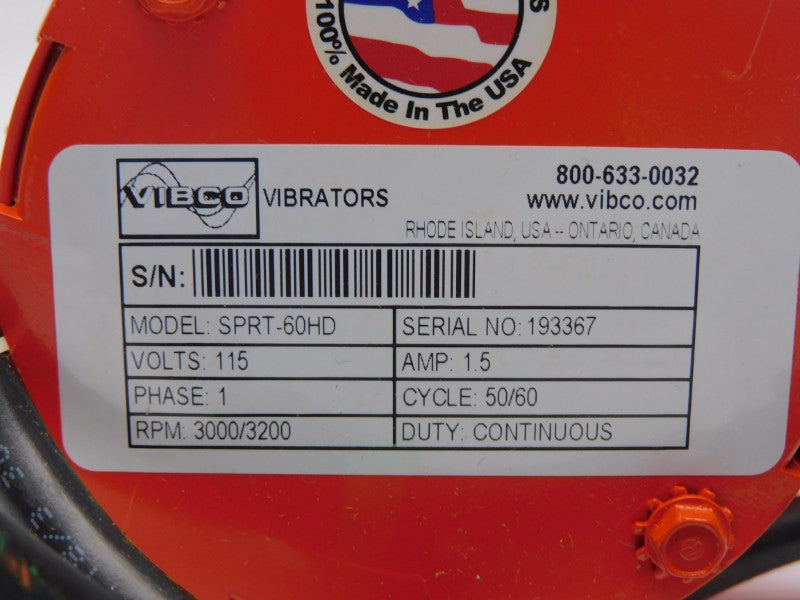 VIBCO SPRT-60HD 115V 1.5A NSMP