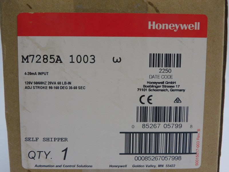 HONEYWELL M7285A1003 120V NSMP