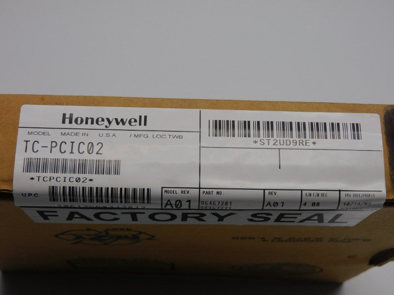 HONEYWELL TC-PCIC02 F/W 4.08 REV. A01 NSFS