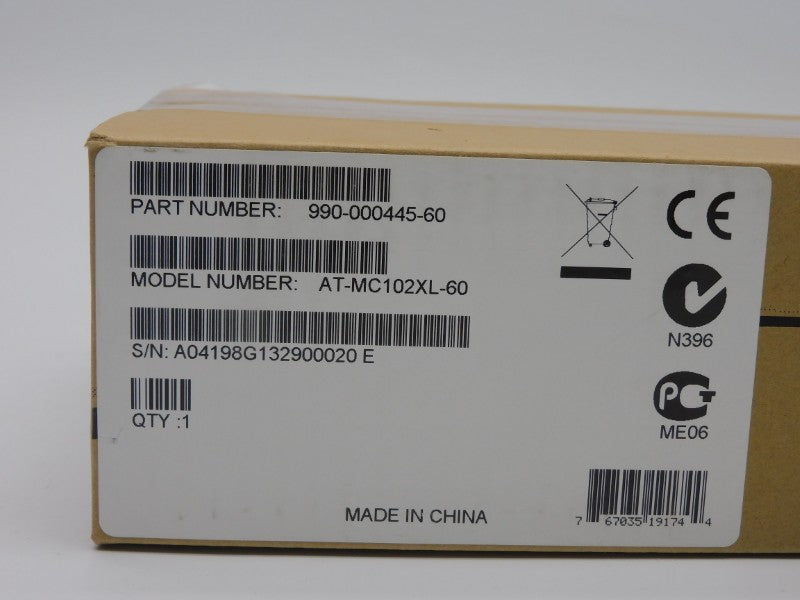 ALLIED TELESIS AT-MC102XL-60 990-000445-60 12VDC 0.5A NSMP