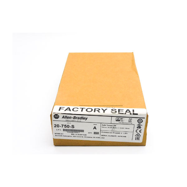 ALLEN BRADLEY 20-750-S SER. A F/W V1.001 24VDC DATE: 2020 NSFS