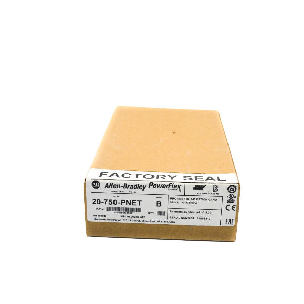 ALLEN BRADLEY 20-750-PNET SER. B F/W V3.001 14VDC DATE: 2021 NSFS