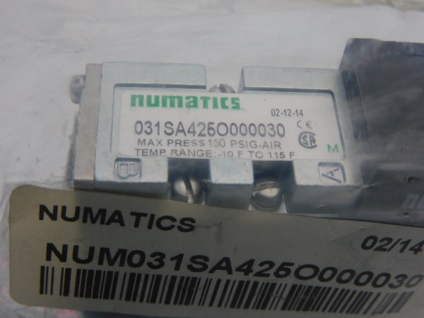 NUMATICS 031SA425O000030 110/120V 150PSI NSMP
