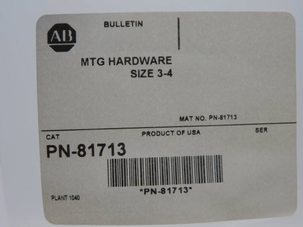 ALLEN BRADLEY PN-81713 NSMP