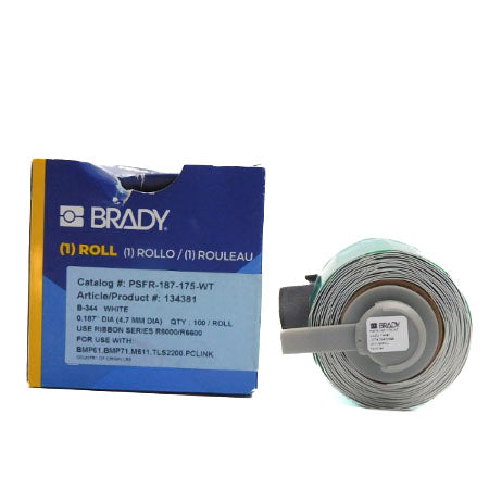 BRADY PSFR-187-175-WT 134381 (PKG OF 100) NSMP