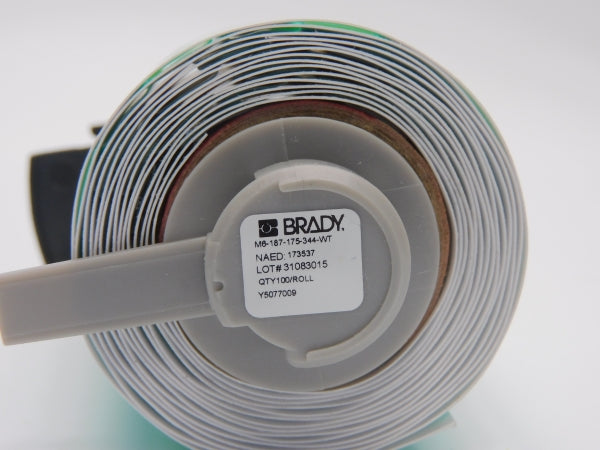 BRADY M6-187-175-344-WT 173537 (PKG OF 100) NSMP