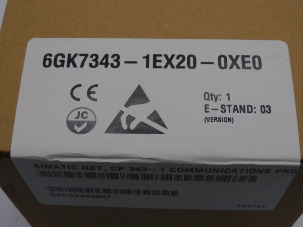 SIMATIC NET 6GK7343-1EX20-0XE0 VER. 03 NSFS
