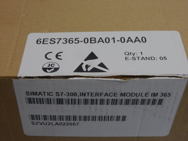 SIEMENS 6ES7365-0BA01-0AA0 VER. 05 NSMP