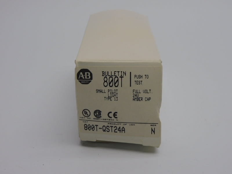 ALLEN BRADLEY 800T-QST24A SER. N 24V (WH) NSMP