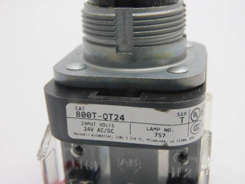 ALLEN BRADLEY 800T-QT24 SER. T 24V (AS IS) NSNP