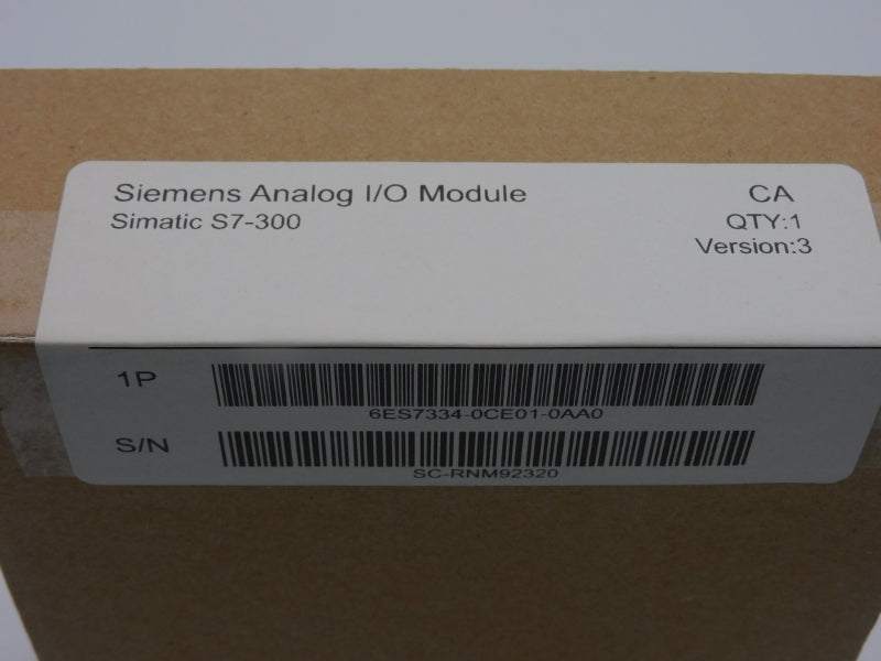 SIEMENS 6ES7334-0CE01-0AA0 VER. 3 NSFS
