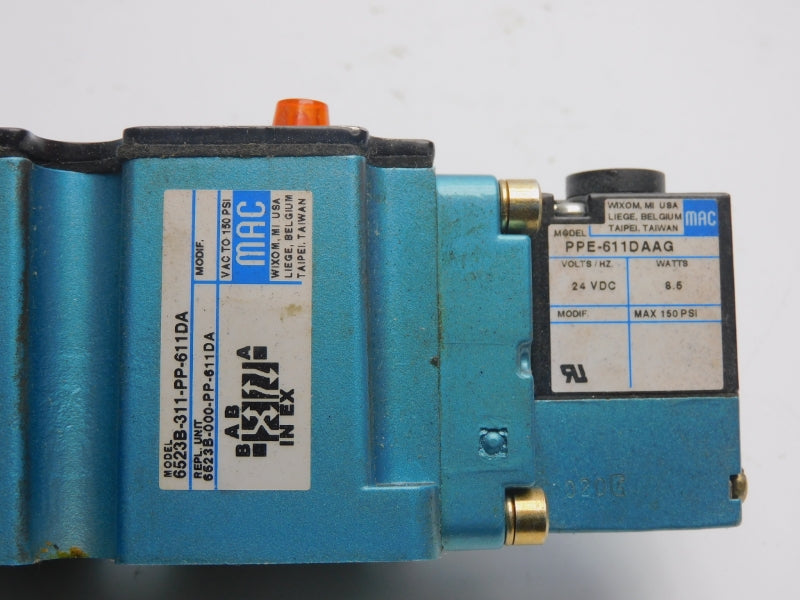 MAC 6523B-311-PP-611DA 24VDC 150PSI UNMP