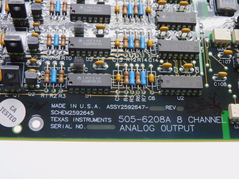 TEXAS INSTRUMENTS 505-6208A UNMP