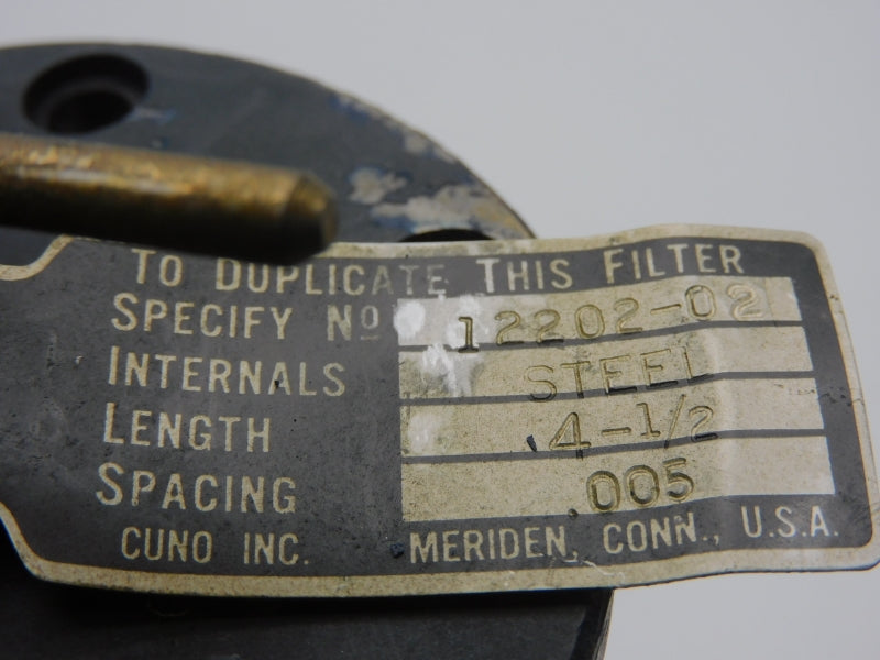 CUNO INC. 12202-02 UNMP
