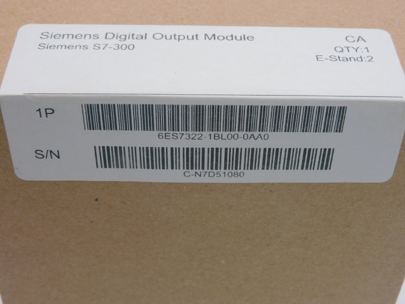 SIEMENS 6ES7322-1BL00-0AA0 NSFS
