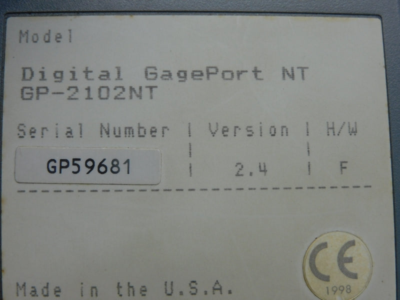 GAGETALKER GP-2102NT VER. 2.4 (AS PICTURED) UNMP