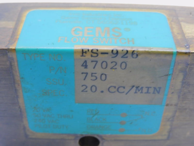 GEMS 47020 FS-926 240VAC UNMP