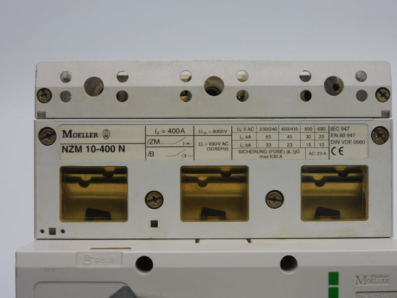 KLOCKNER MOELLER NZM10-400N 690V 400A UNMP