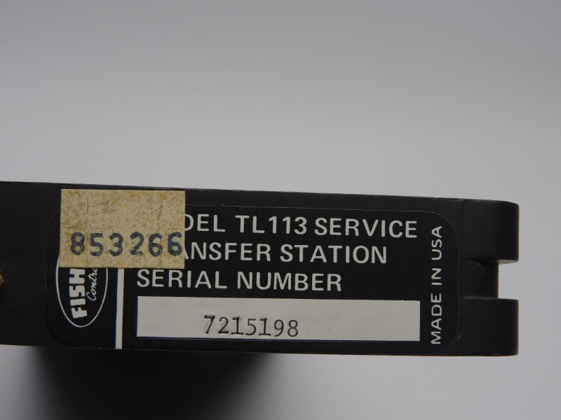 FISHER CONTROLS TL113 NSNP