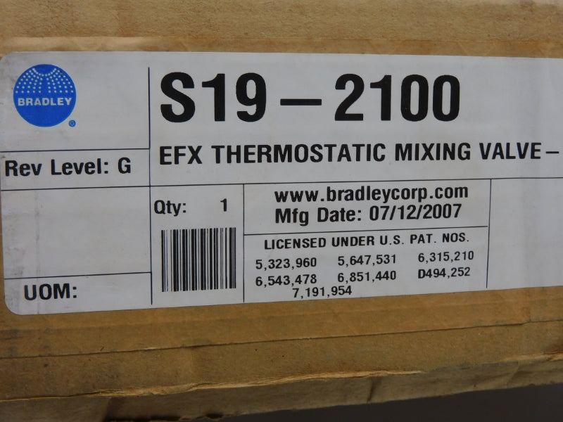 BRADLEY S19-2100 REV. G NSMP