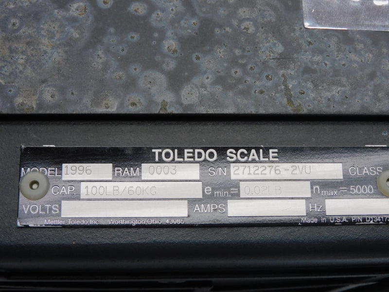 METTLER-TOLEDO 1996 UNMP