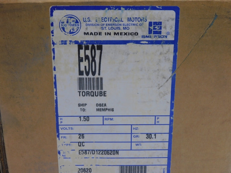 US MOTORS E587 NSFS