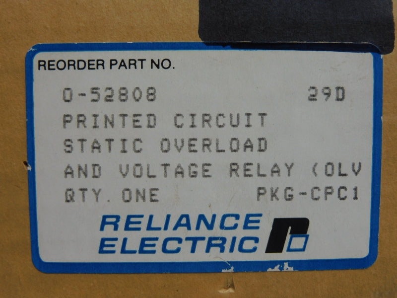 RELIANCE ELECTRIC 0-52808 NSMP