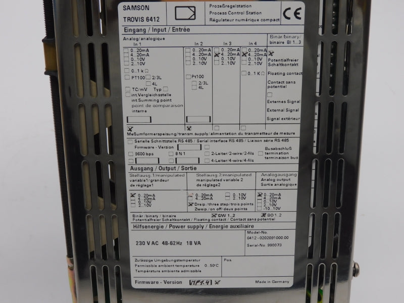 SAMSON 6412 230VAC NSMP