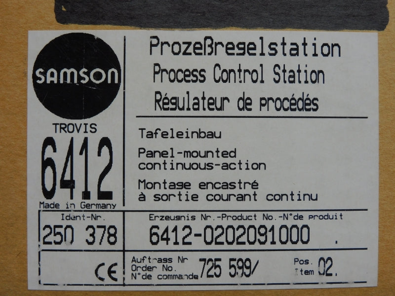 SAMSON 6412 230VAC NSMP