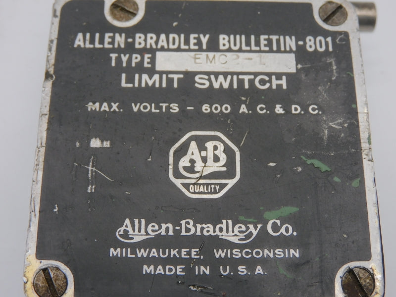 ALLEN BRADLEY 801-EMC2-1 600VAC UNMP