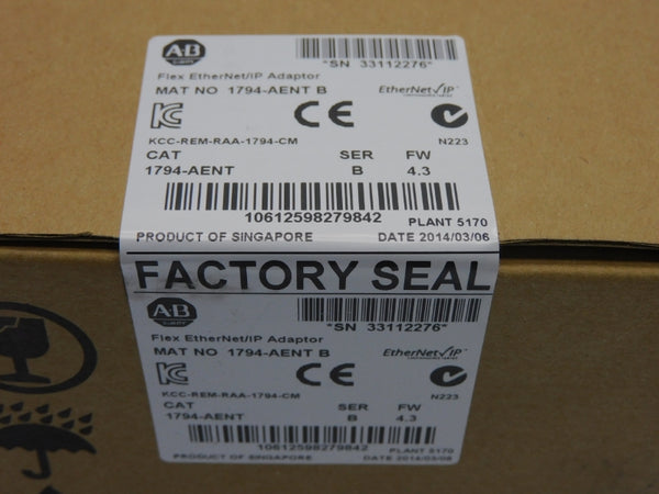 ALLEN BRADLEY 1794-AENT SER. B F/W 4.3 DATE: 2014 NSFS